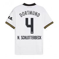 Fotbalové Dres Borussia Dortmund Nico Schlotterbeck #4 Alternativní 2024-25 Krátký Rukáv